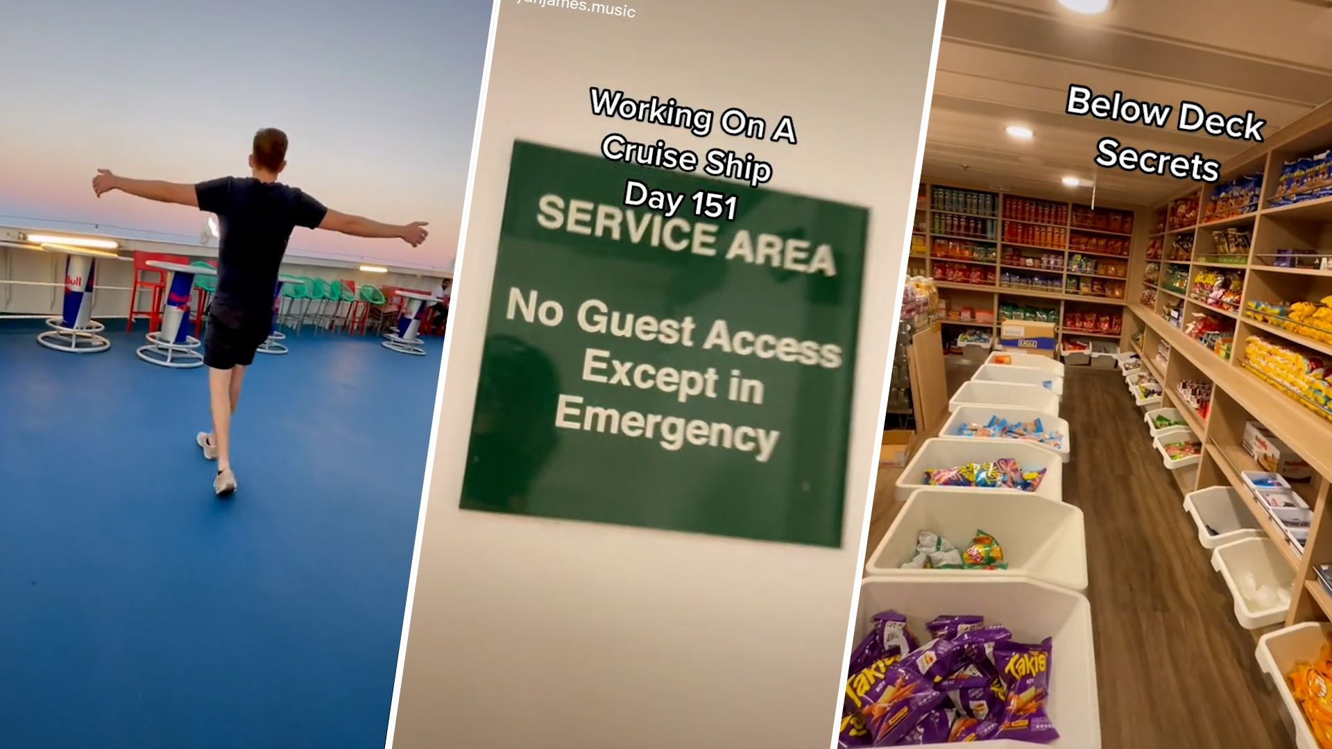 Geheime Orte auf Kreuzfahrtschiffen: Crew-Mitglieder zeigen Bereiche, die für Passagiere verboten sind