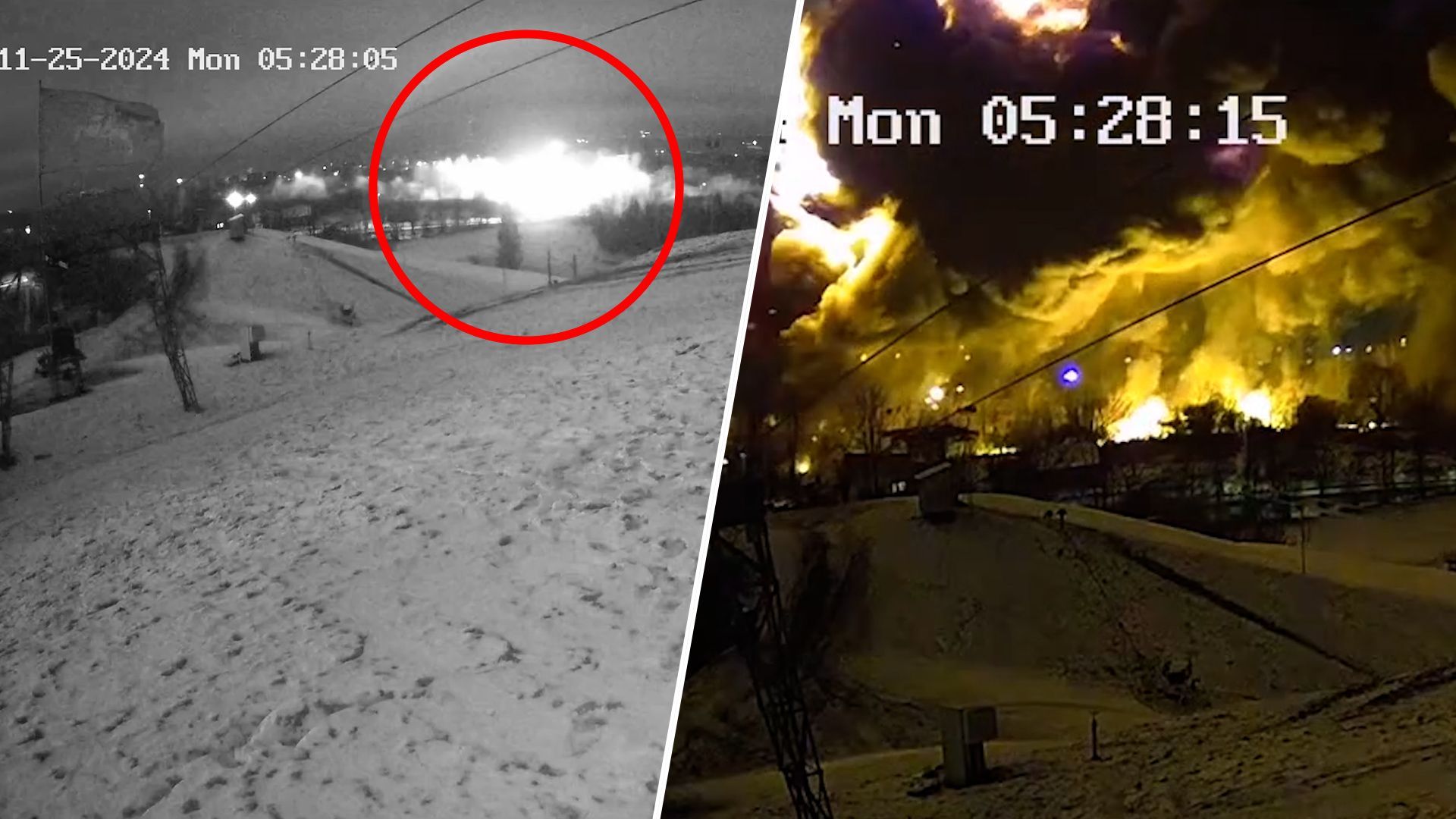 Überwachungskamera filmt den Absturz des DHL-Frachtflugzeugs in Litauen: Oberster Bundeswehr-General hat eine brisante Vermutung