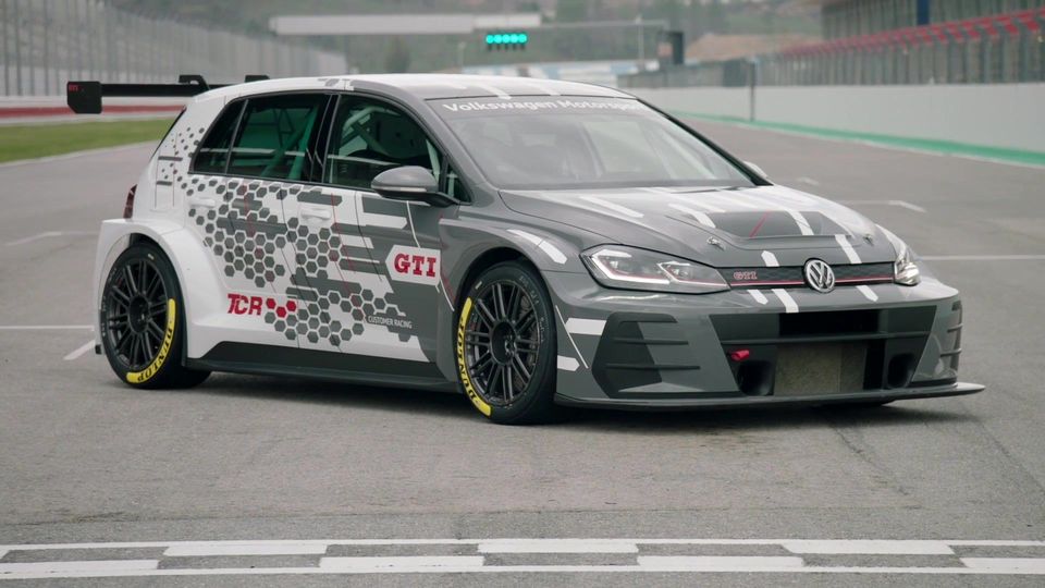 The New Volkswagen Golf Gti Tcr Racing Car Exterior Design