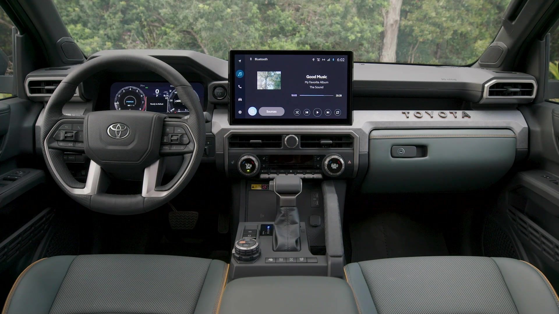 2024 Toyota Tacoma Trailhunter Interior Design in Mineral