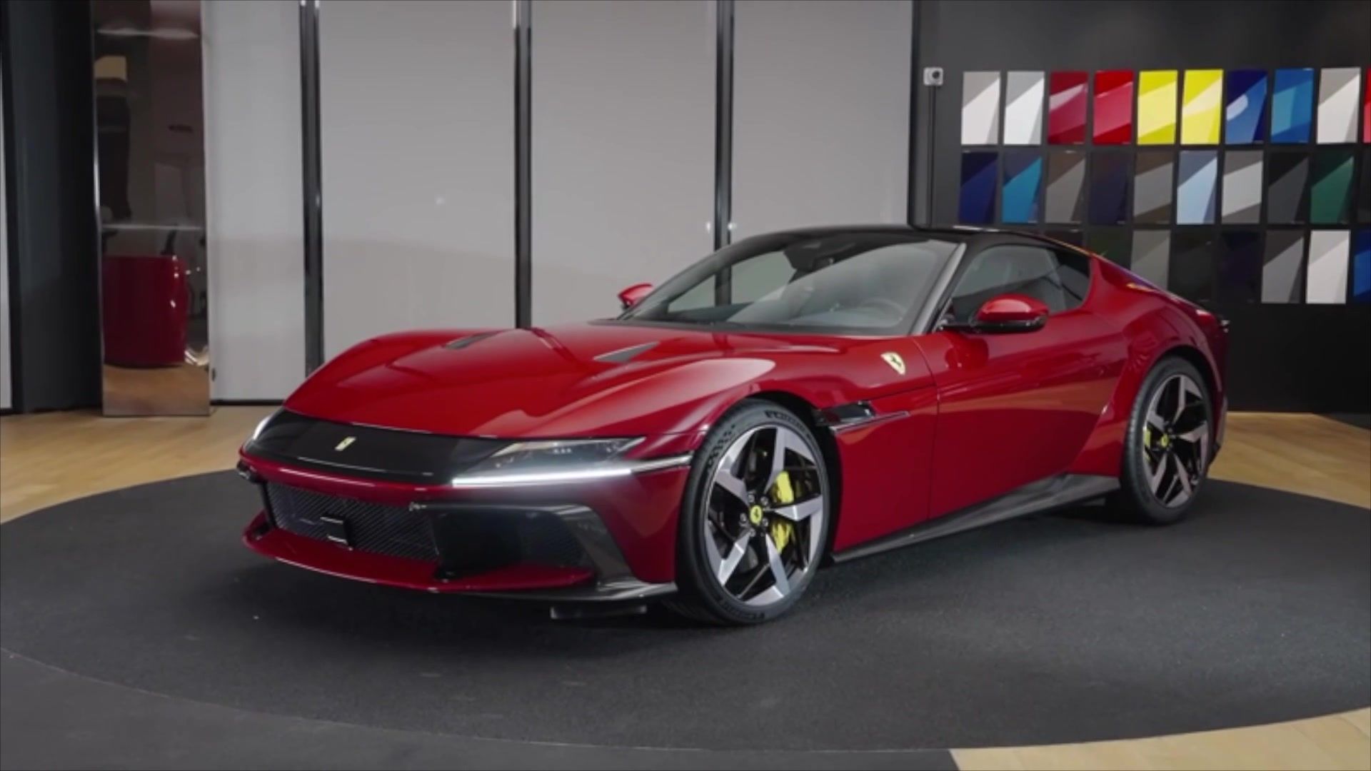 The all-new Ferrari 12Cilindri Design in Red