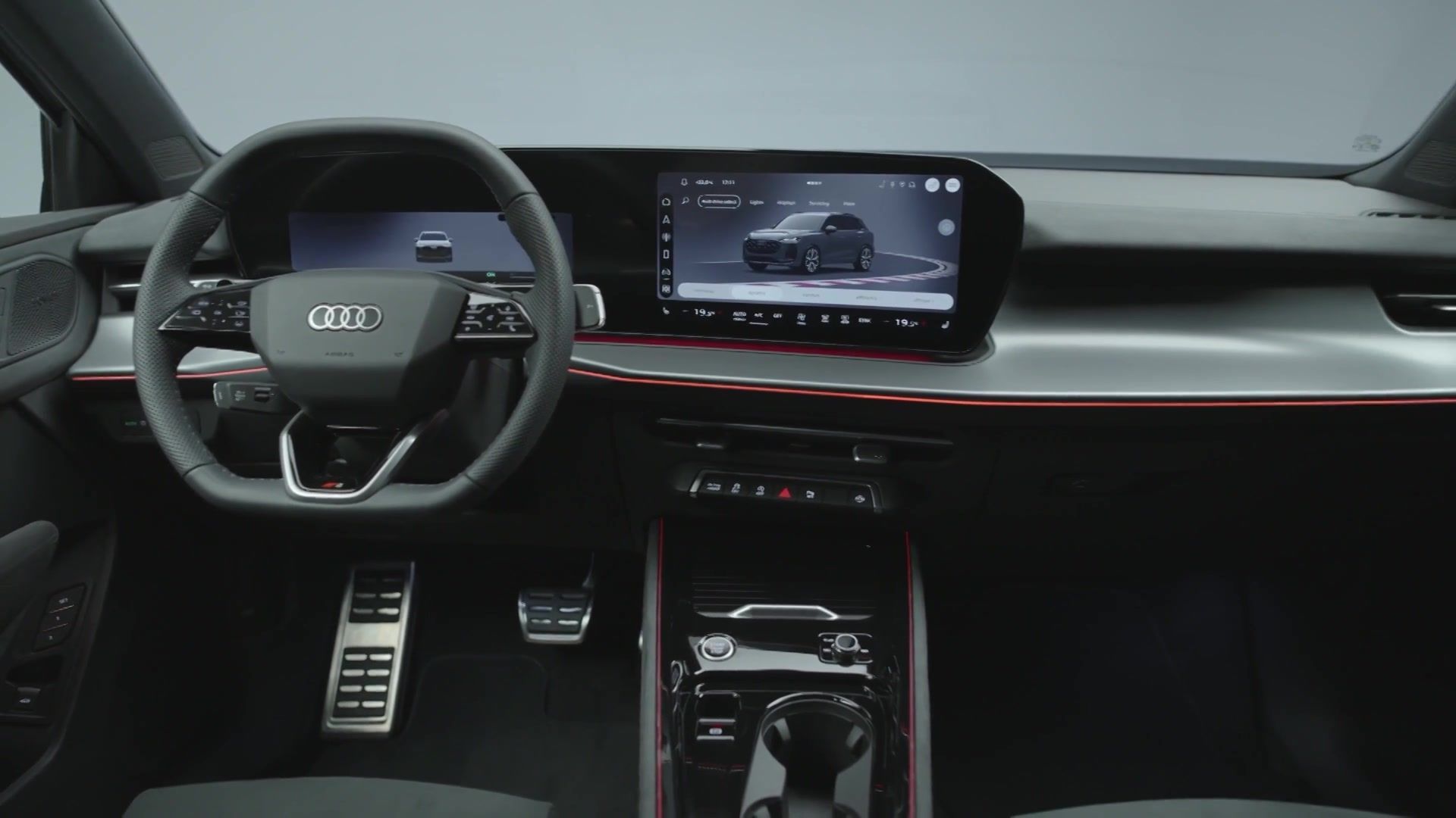 The new Audi Q3 SUV Interior Design in Studio