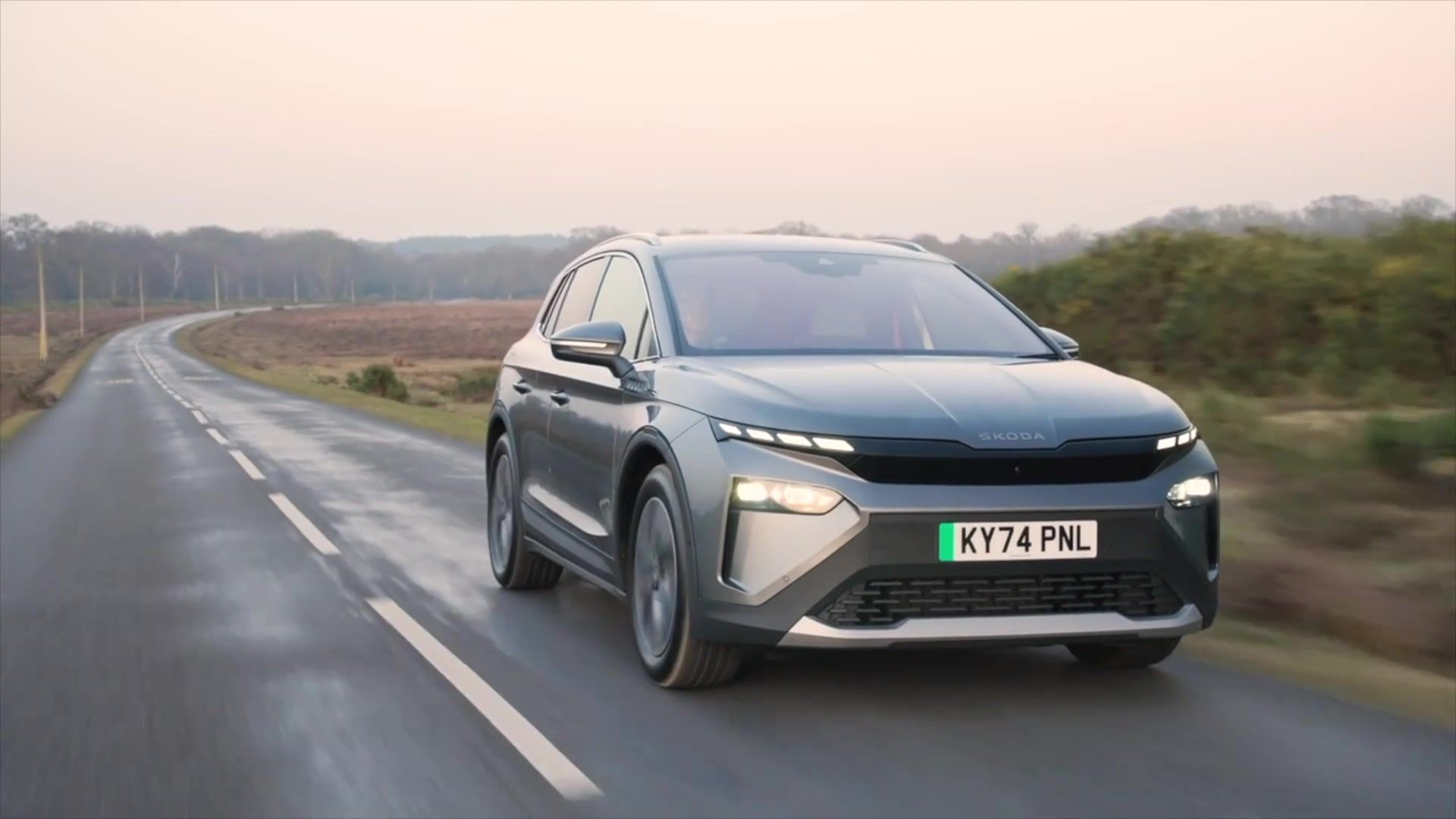 The new Škoda Elroq RS - 84 kWh battery, over 550 kilometers of electric range, fast charging up to 185 kW