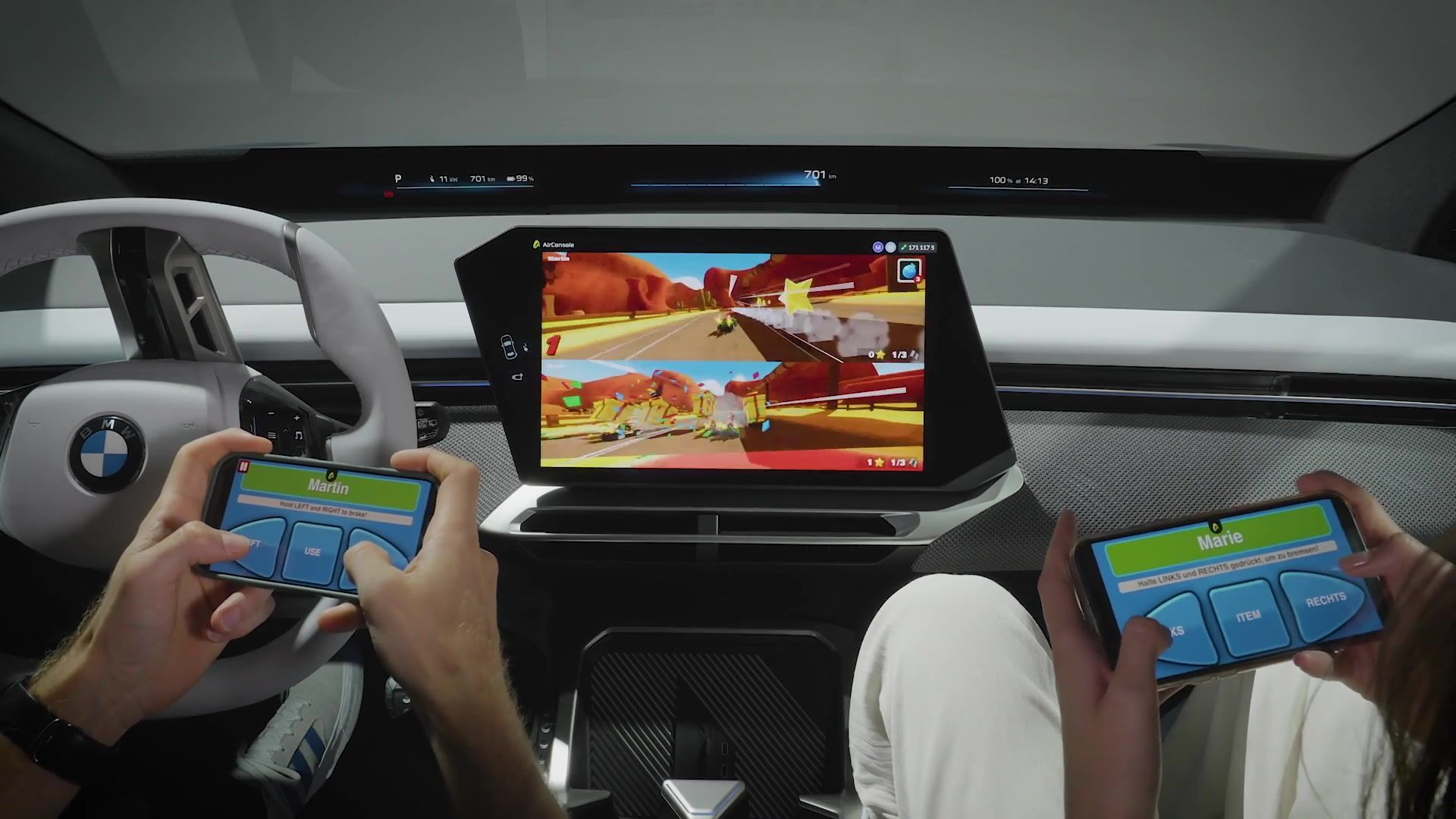 The new BMW iX3 50 xDrive - Entertainment - AirConsole Gaming