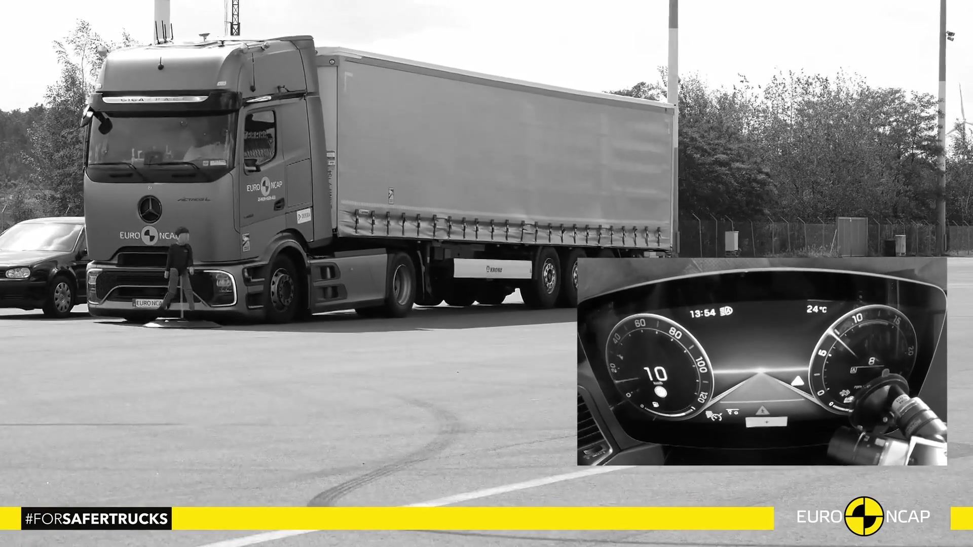 Mercedes-Benz Actros F (6x2 Rigid) - Commercial Truck Safety Tests - 2025