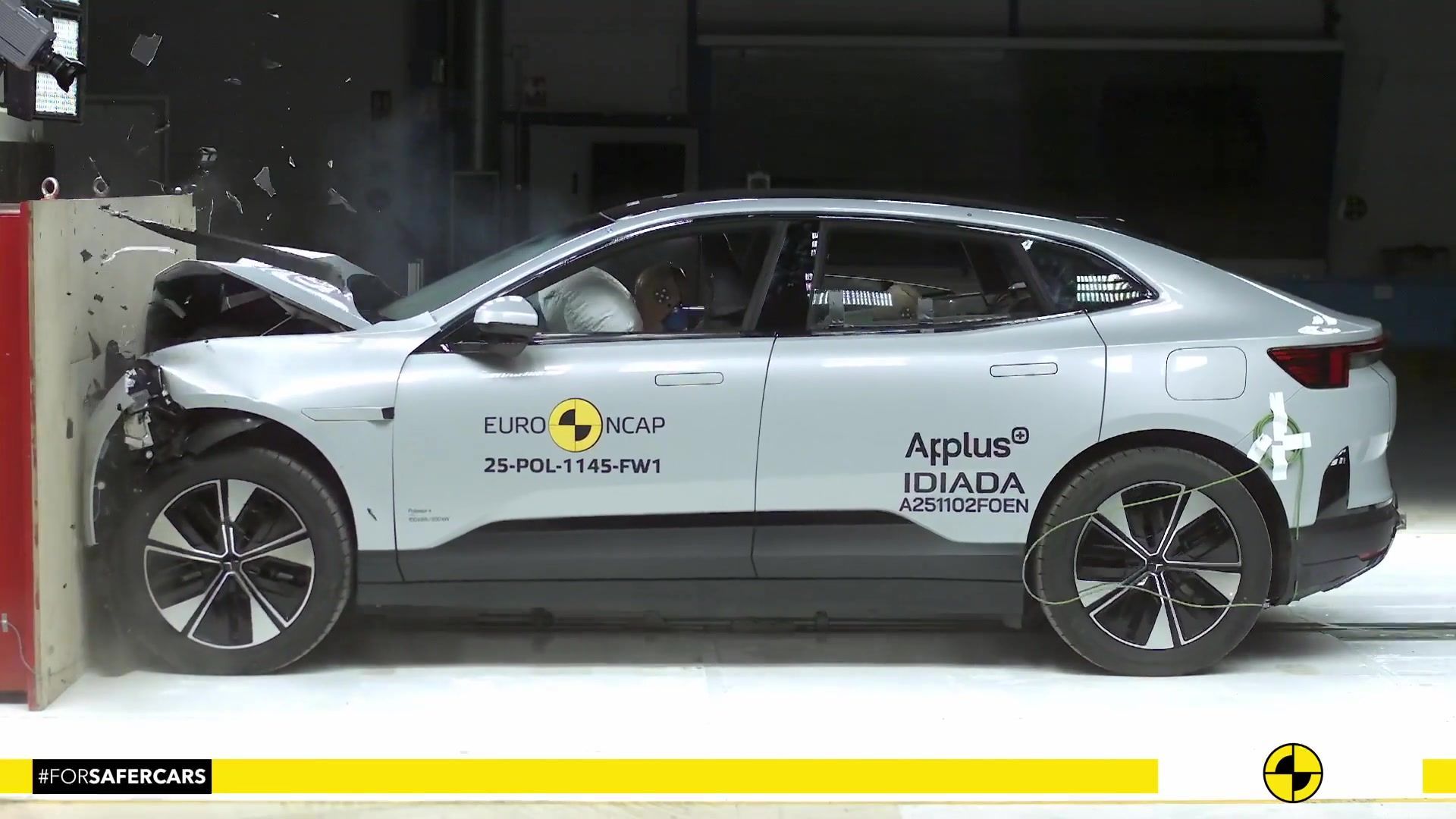 Polestar 4 receives 5-star safety rating from Euro NCAP