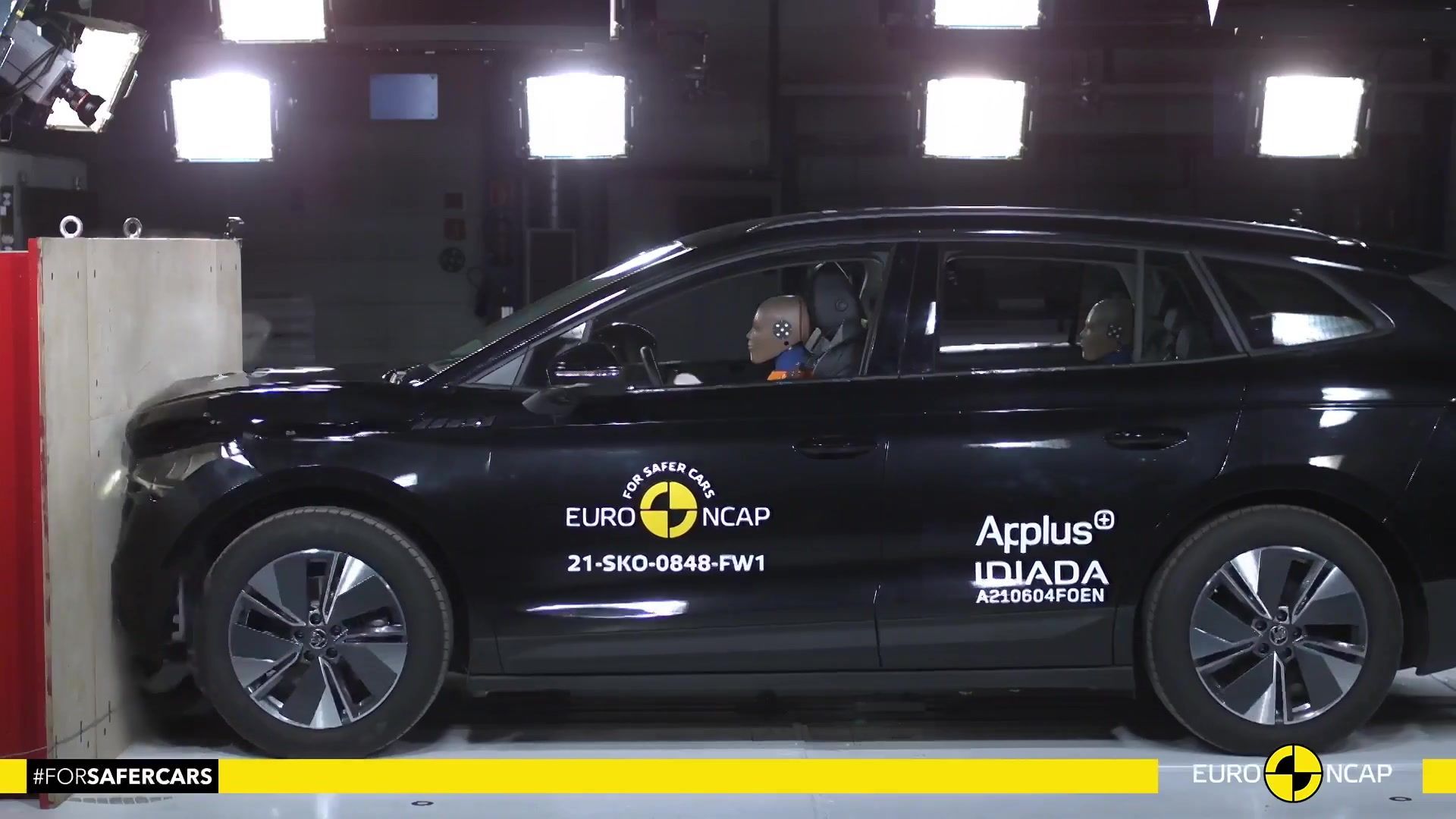 The Škoda Elroq receives 5 stars in the Euro NCAP test
