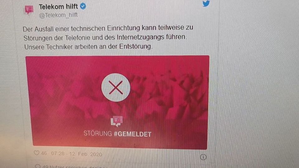 Bundesweite Telekom Störung und Ausfälle von Internet und Telefon!