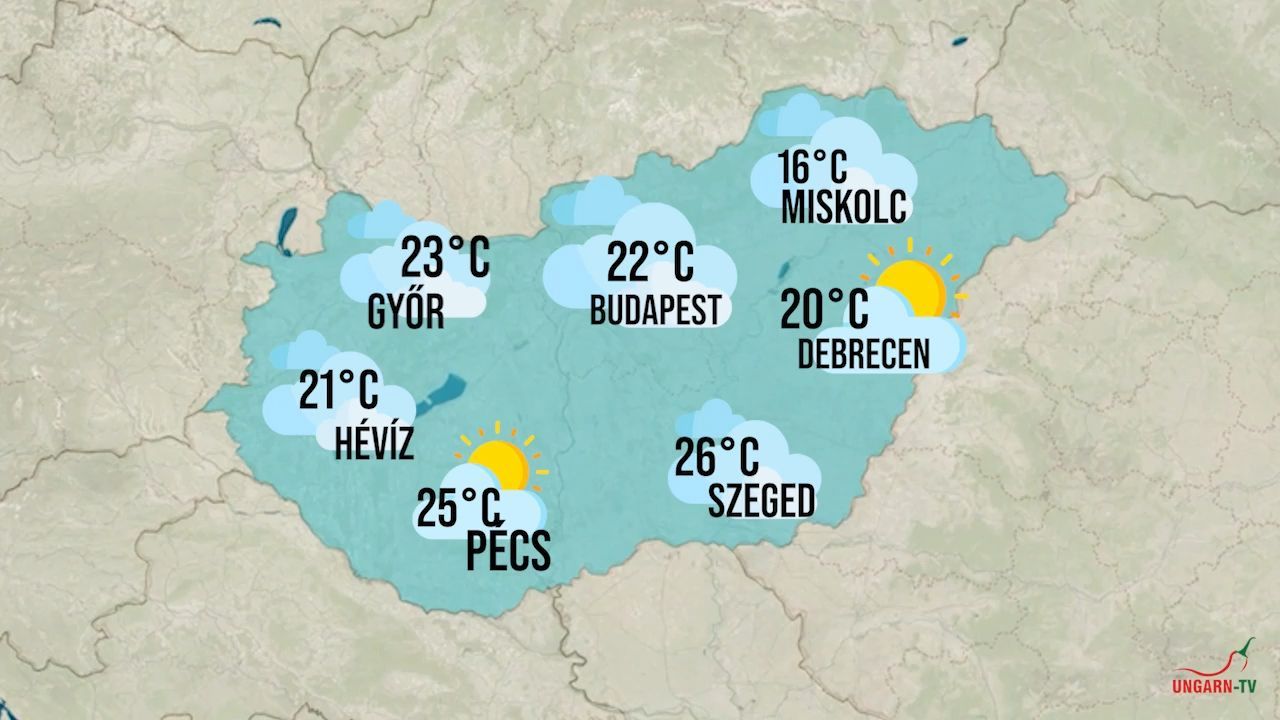 Reisewetter in Ungarn am 17.05.2024