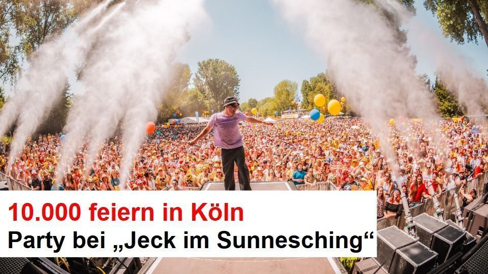 Giant party at 'Jeck im Sunnesching'
