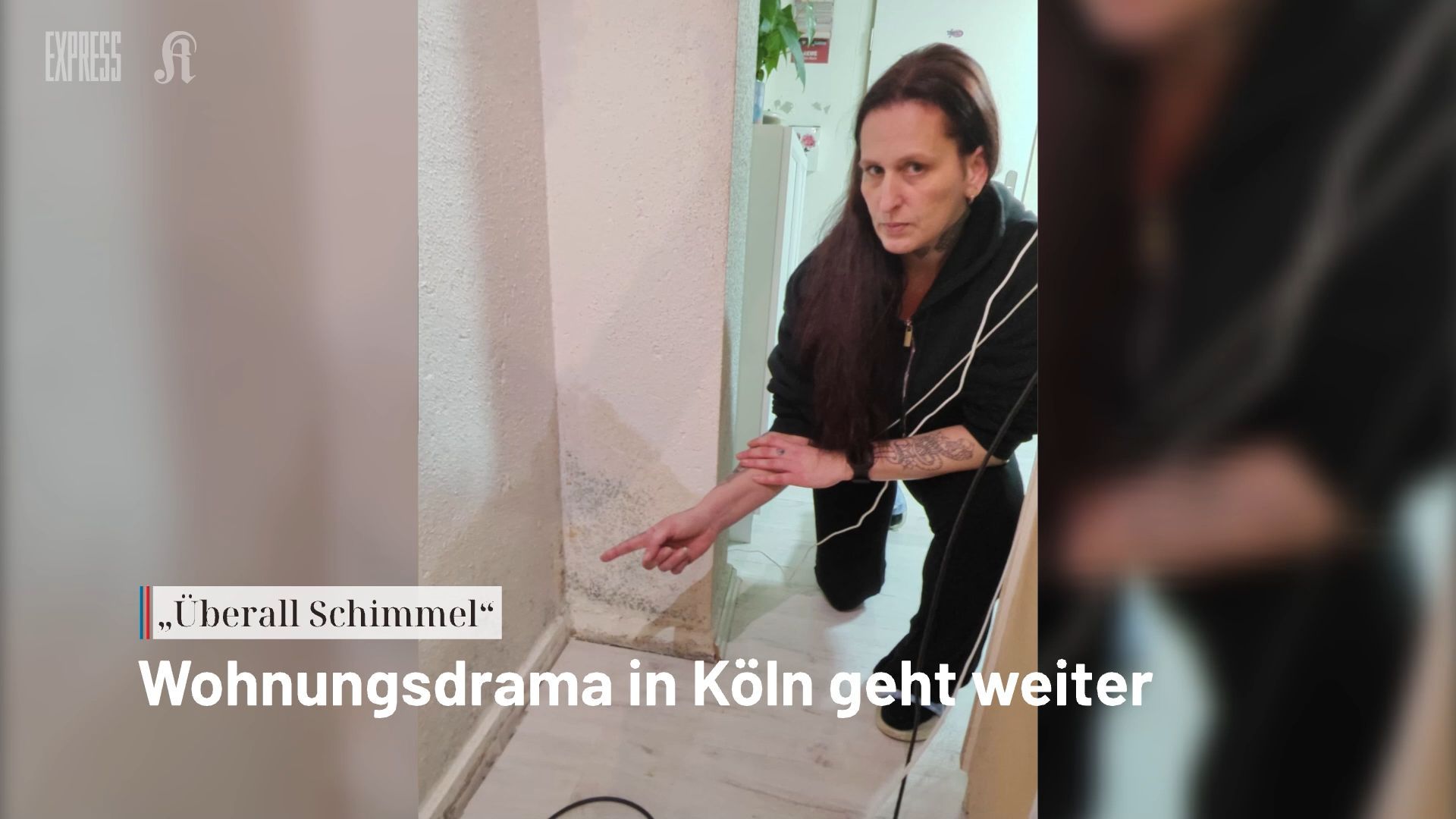 Video: „Überall Schimmel“: Wohnungsdrama in Köln geht weiter
