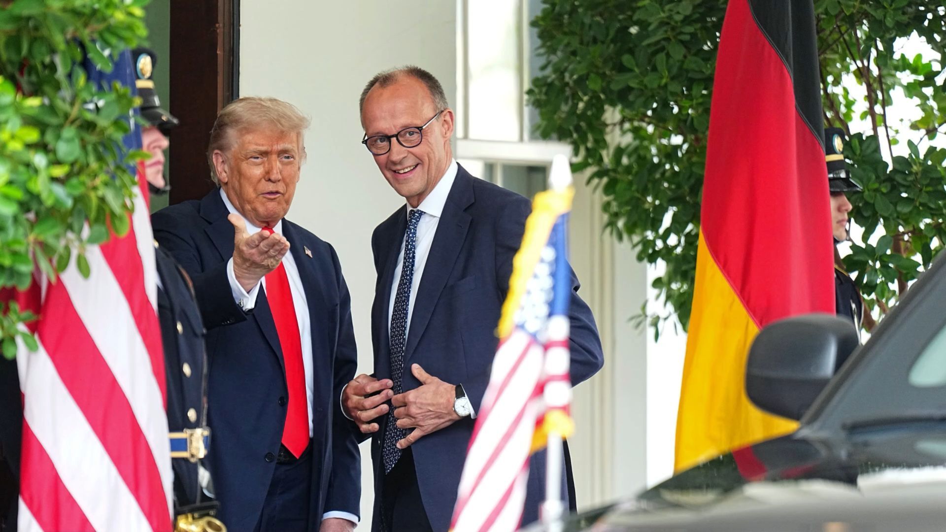 Trump und Merz Treffen sich: Freundlich, aber einseitig