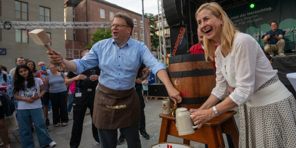 Fulda: Stadtfest mit traditionellem Fassanstich eröffnet