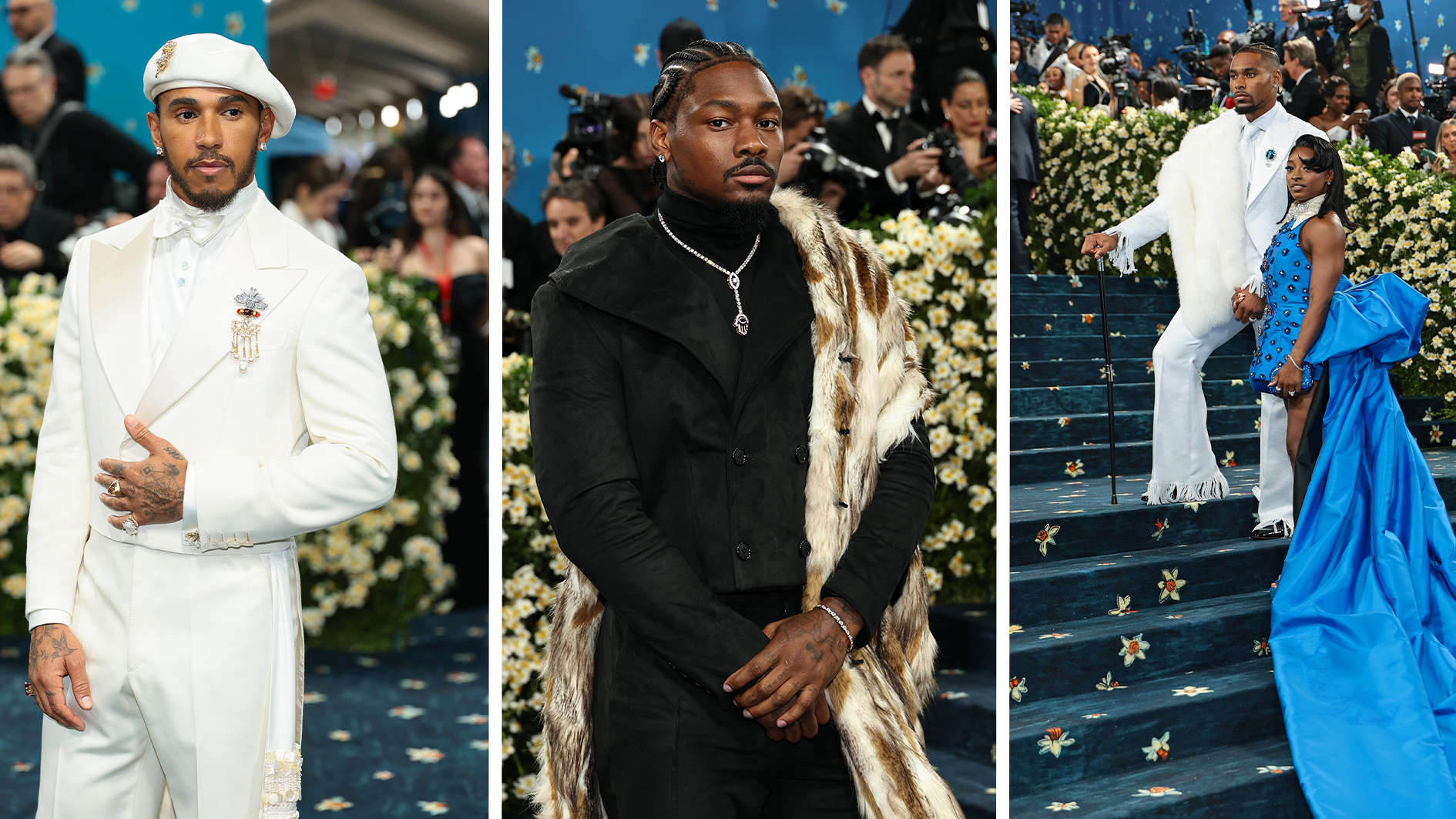 NFL-Star mit Monster-Umhang: Sportstars begeistern auf Met Gala