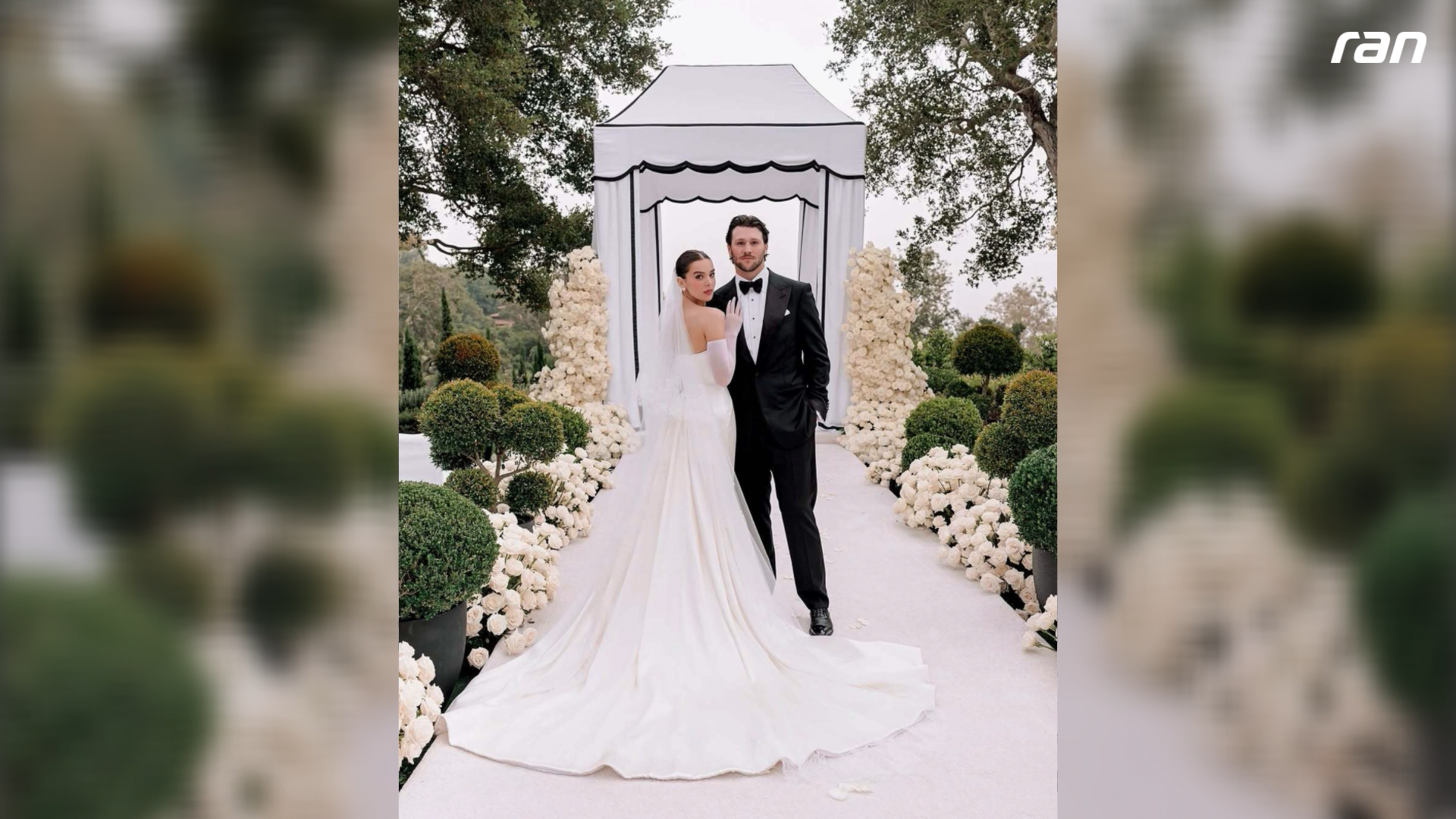 NFL: Traumhochzeit! Josh Allen und Film-Star geben sich Jawort
