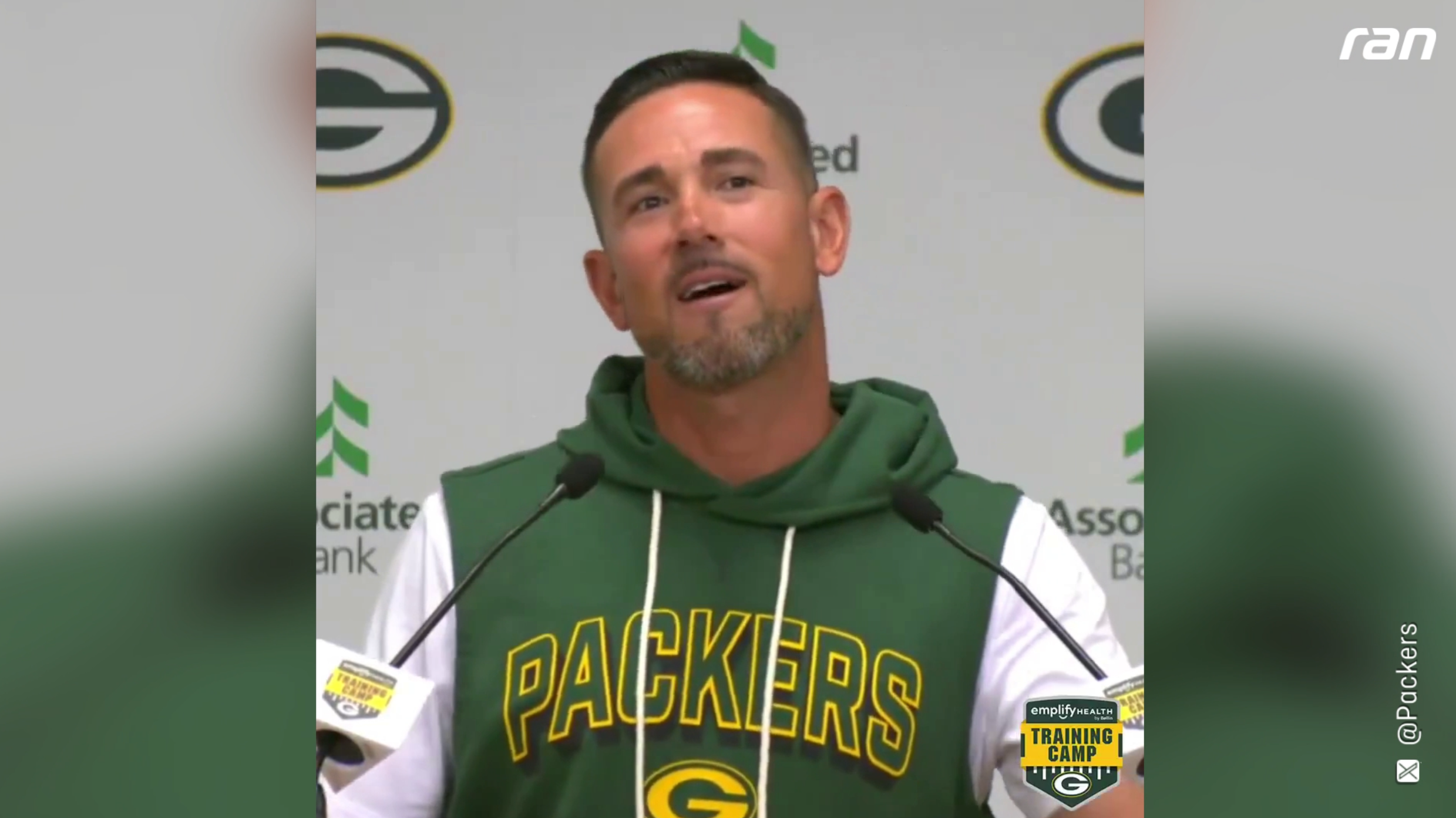 NFL: Handy-Alarm crasht PK! Packers-Coach LaFleur vergisst Frage