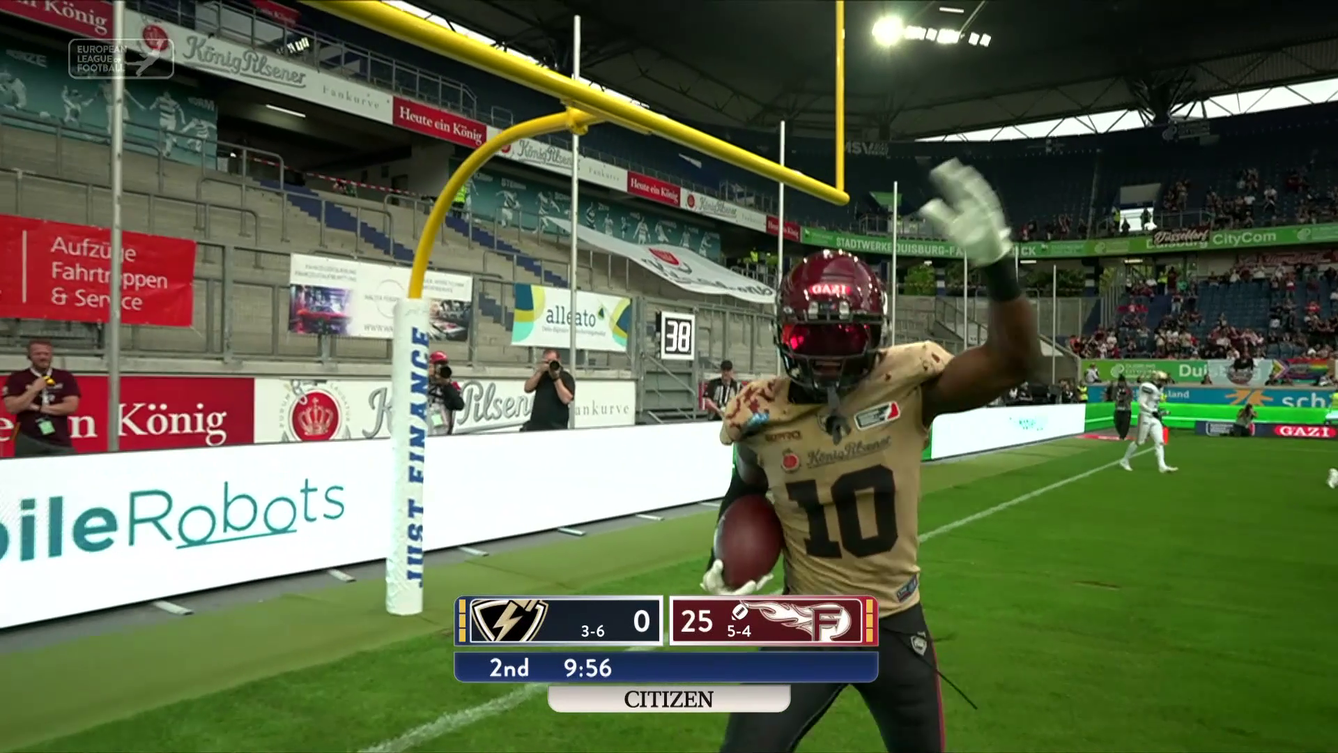 ELF-Highlights: 6 Touchdowns! Rhein-Fire-WR schreibt Geschichte