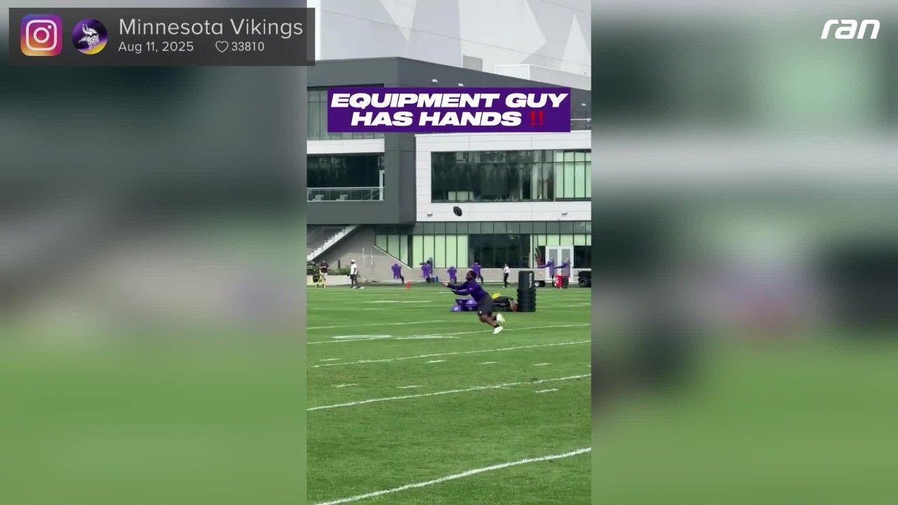NFL: Traum-Catch! Minnesota Vikings feiern Zeugwart
