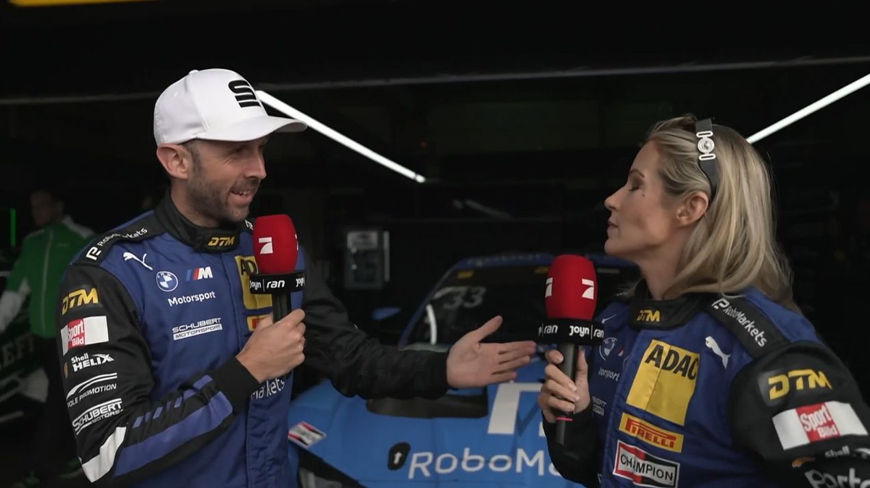 DTM: Kurioser Rollentausch! Rene Rast interviewt Andrea Kaiser