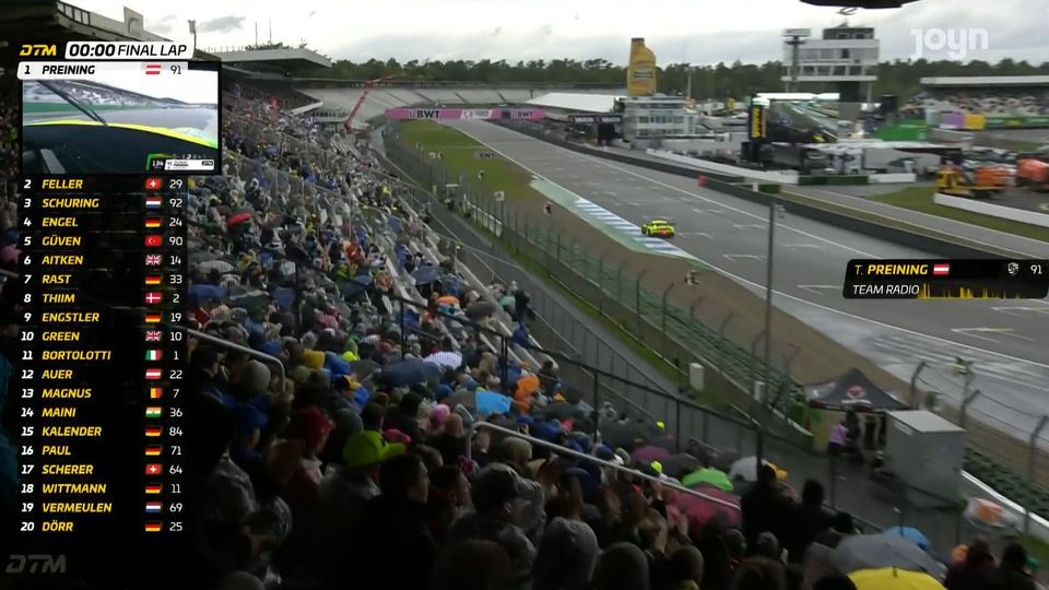 DTM: „Im Regen eine Maschine“ – Thomas Preining jubelt am Hockenheimring