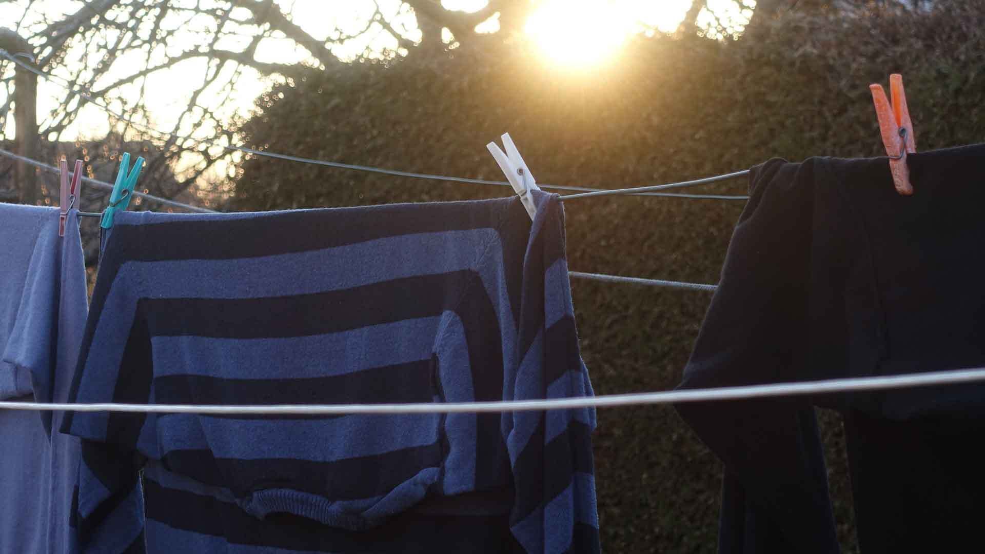 Wäsche trocknen bei Minusgraden: So funktioniert's