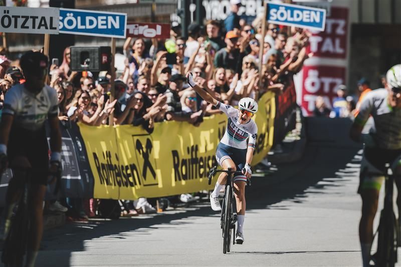 Cologne resident Janine Meyer breaks course record at the 2025 Ötztal Cycle Marathon