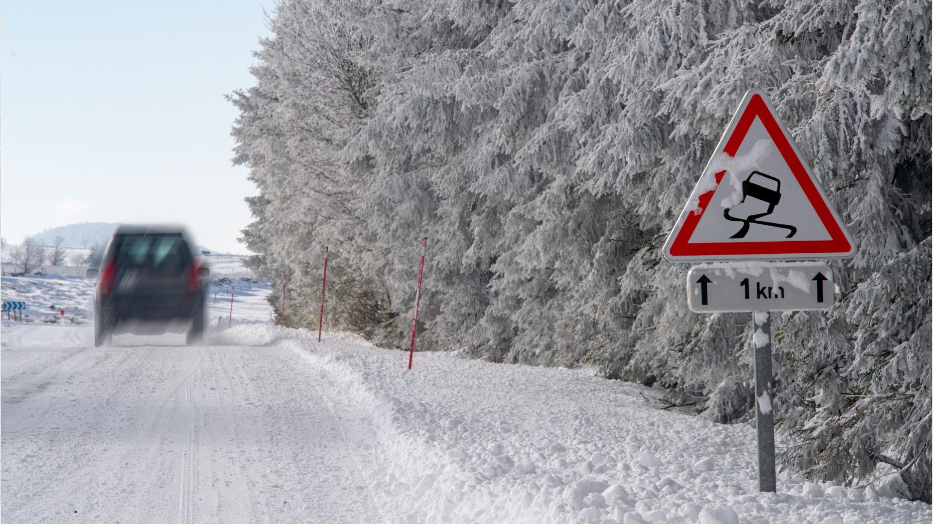 Schnee und gefrorene Nässe: Es wird glatt in Bayern