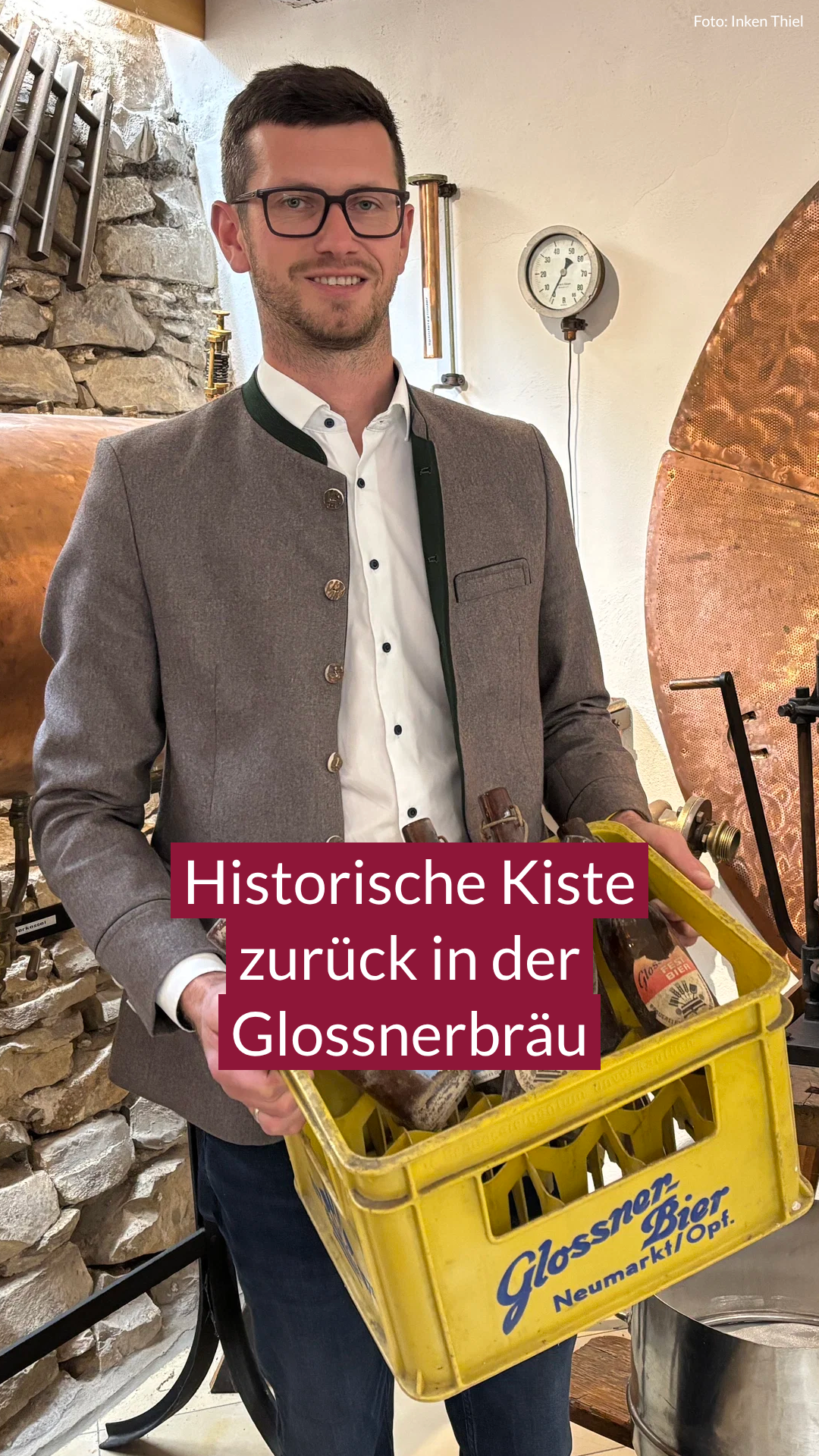 Video: Kiste aus Jahr der Mondlandung zurück in der Neumarkter Glossnerbräu