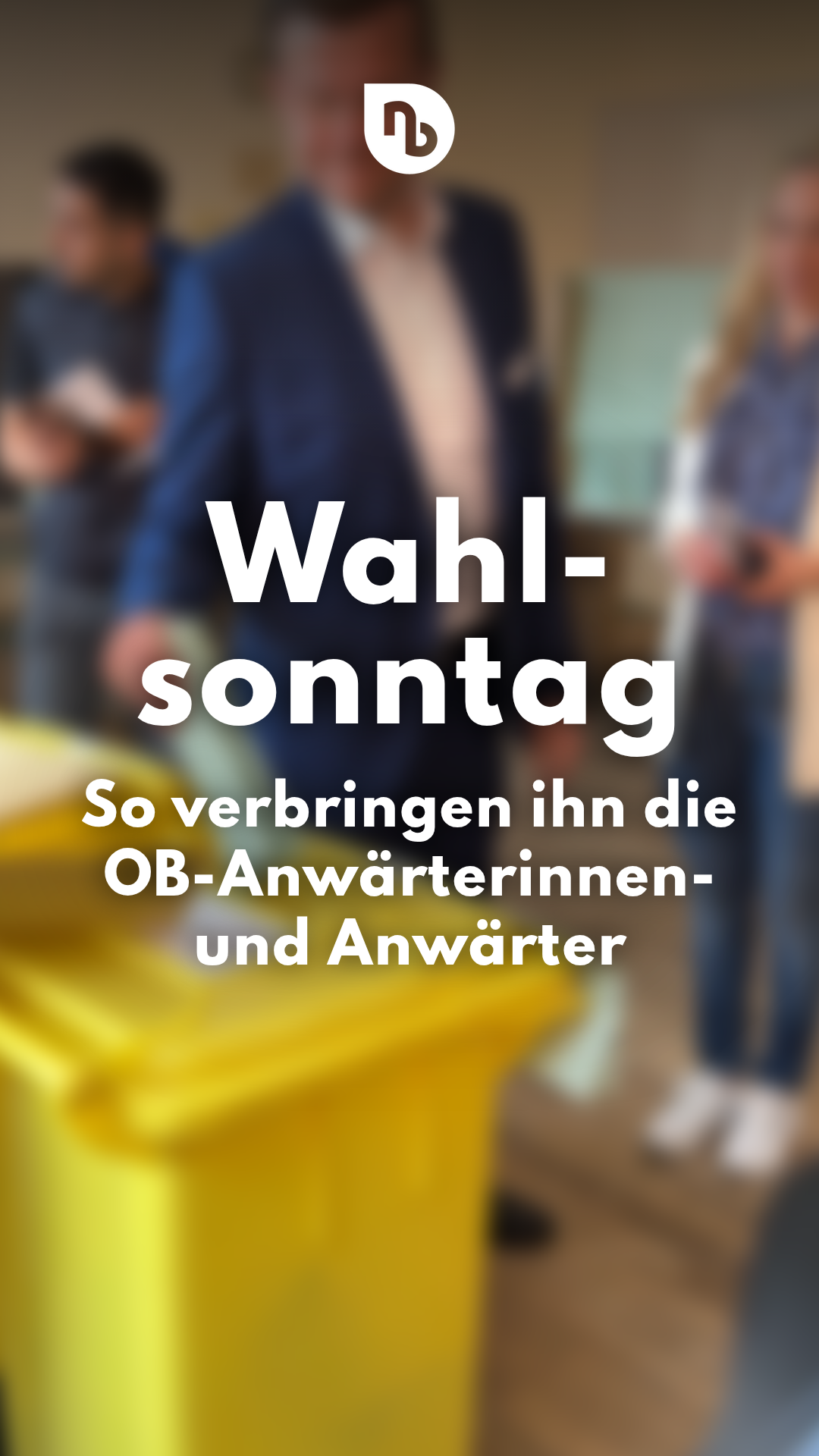 Video: Wahlsonntag in Nürnberg - so verbringen ihn Ahmed, Walthelm und König
