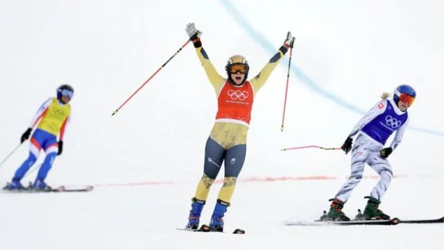 Daniela Maier fliegt im Skicross zu Gold für Deutschland