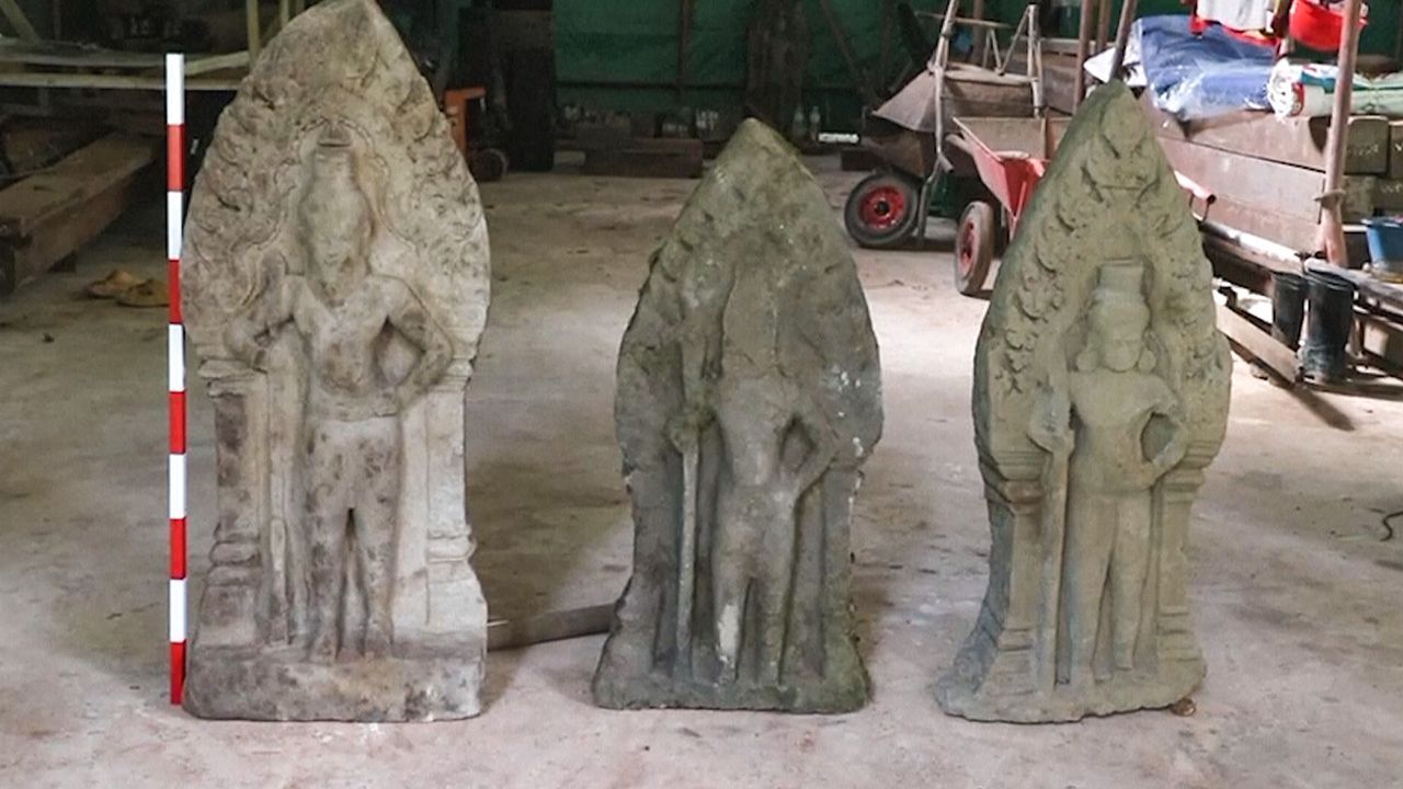 Mehrere Jahrhunderte alt: Zwölf Wächterstatuen in Angkor entdeckt - Video