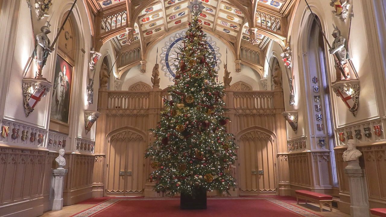 So prächtig feiern die Royals: Weihnachtsdeko auf Schloss Windsor enthüllt