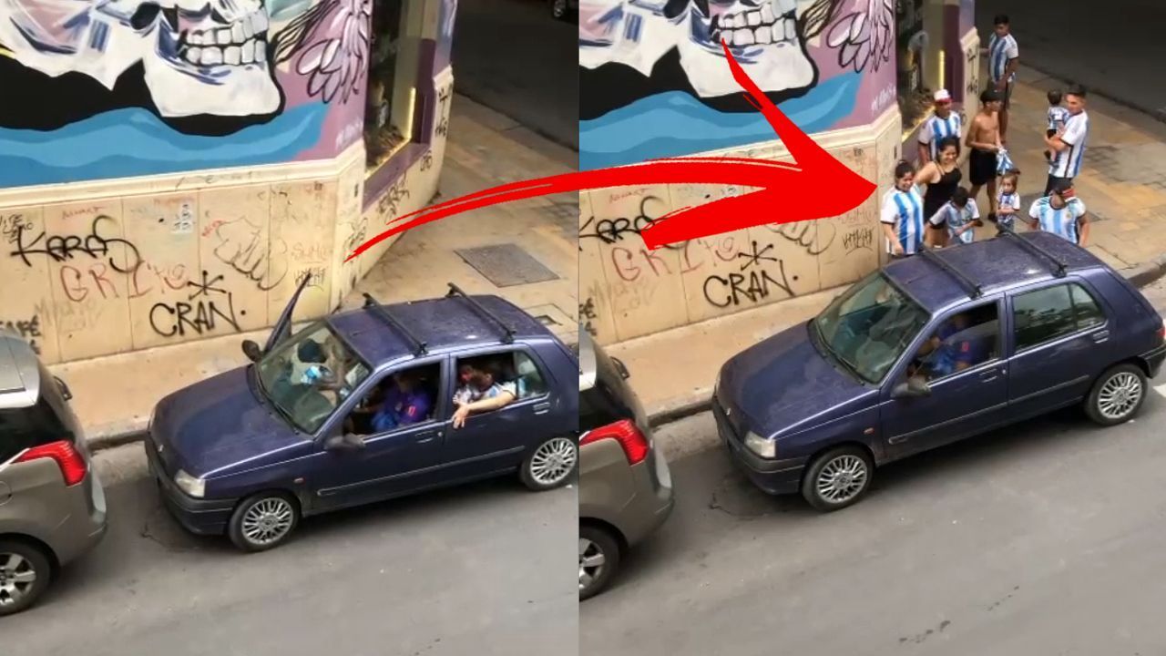 Echtes Raumwunder: Menschenmasse klettert aus Kleinwagen
