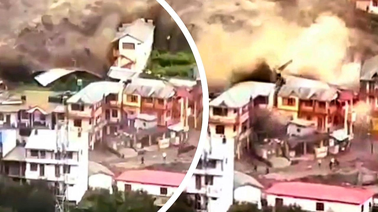Gewaltige Sturzflut im Himalaya tötet mindestens vier Menschen – 100 noch vermisst