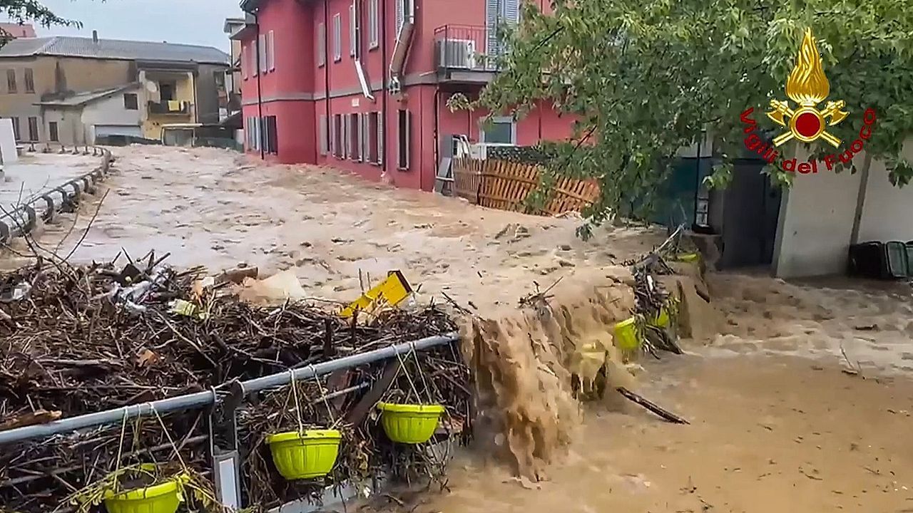 Schwere Unwetter in Norditalien: Deutsche Urlauberin im Piemont vermisst