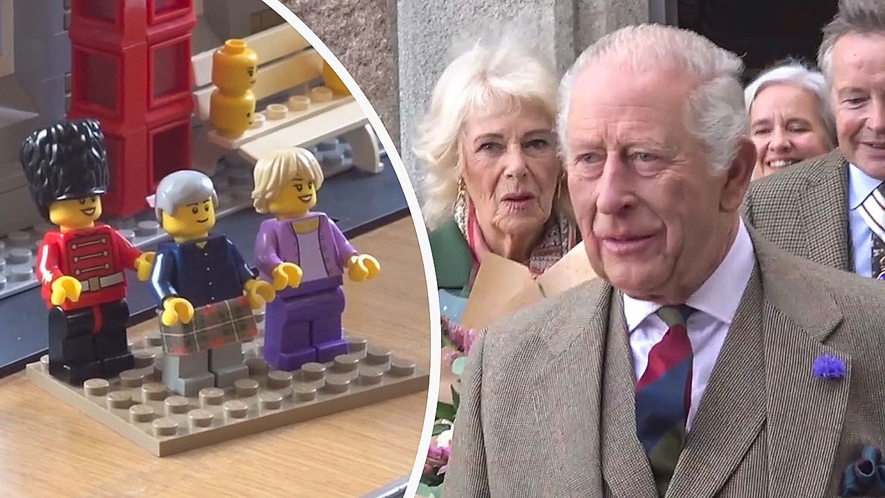 Video: Royals im Miniaturformat: Charles und Camilla bekommen Lego-Figuren