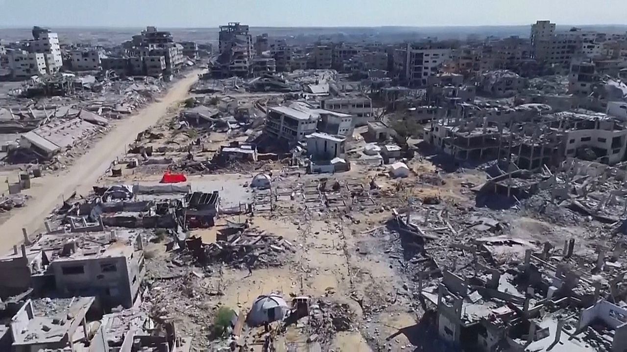 Drohnenbilder zeigen zerstörtes Gaza: Berlin kündigt 200 Millionen Euro Soforthilfe an