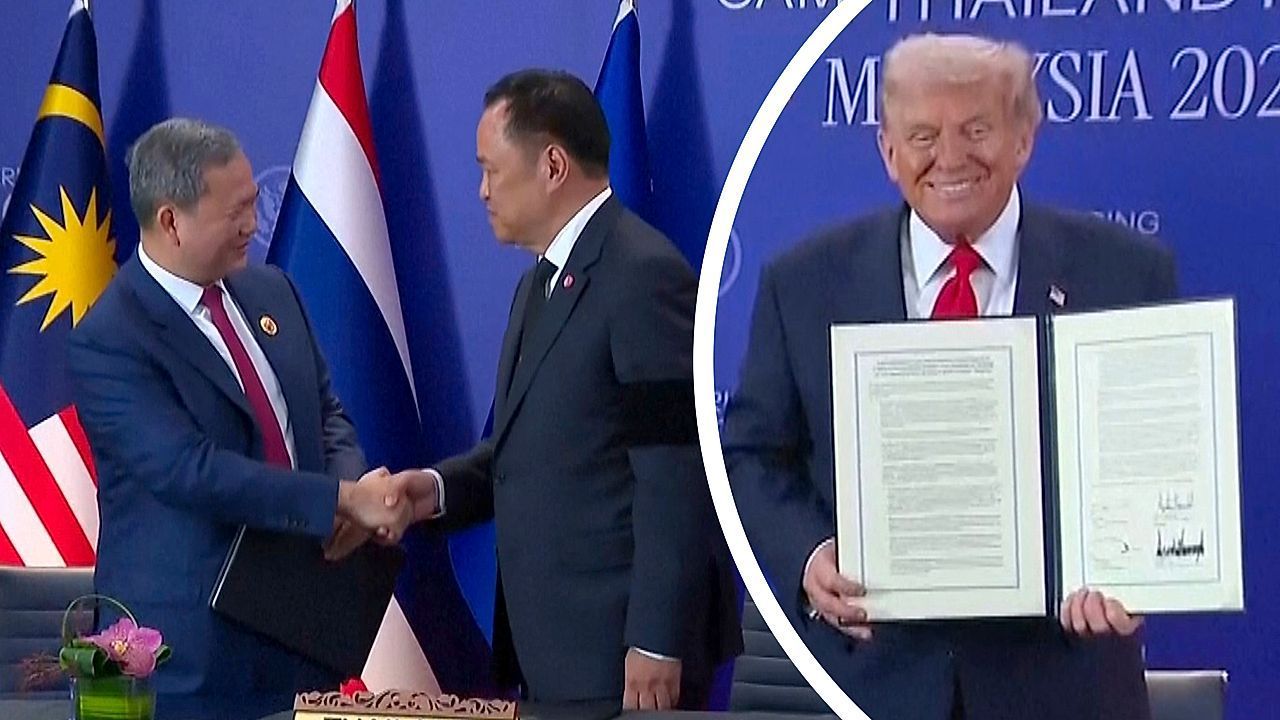 Video: Trump sieht sich als Friedensstifter: Thailand und Kambodscha unterzeichnen Waffenstillstand