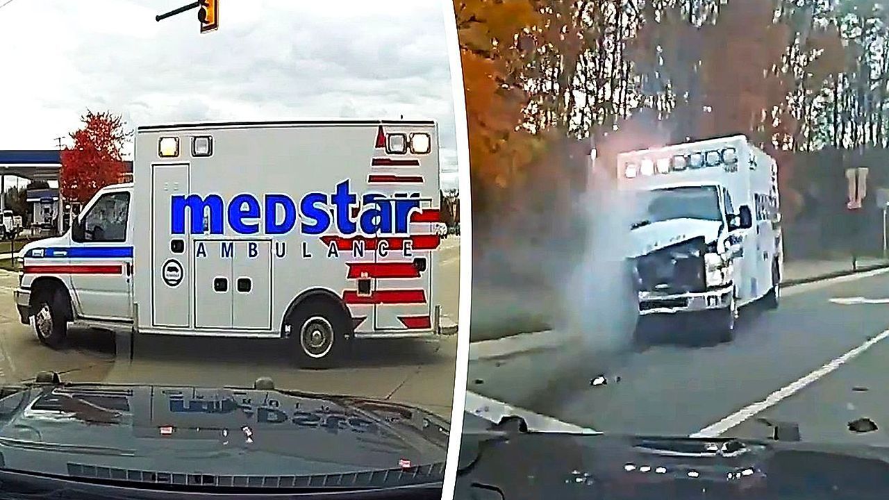 Sanitäter und Patient an Bord: Mann flieht mit gestohlenem Krankenwagen