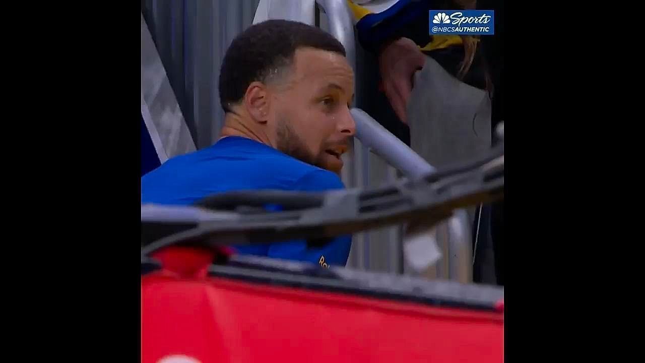 Moment: Steph Curry sinks full-court shot after shootaround