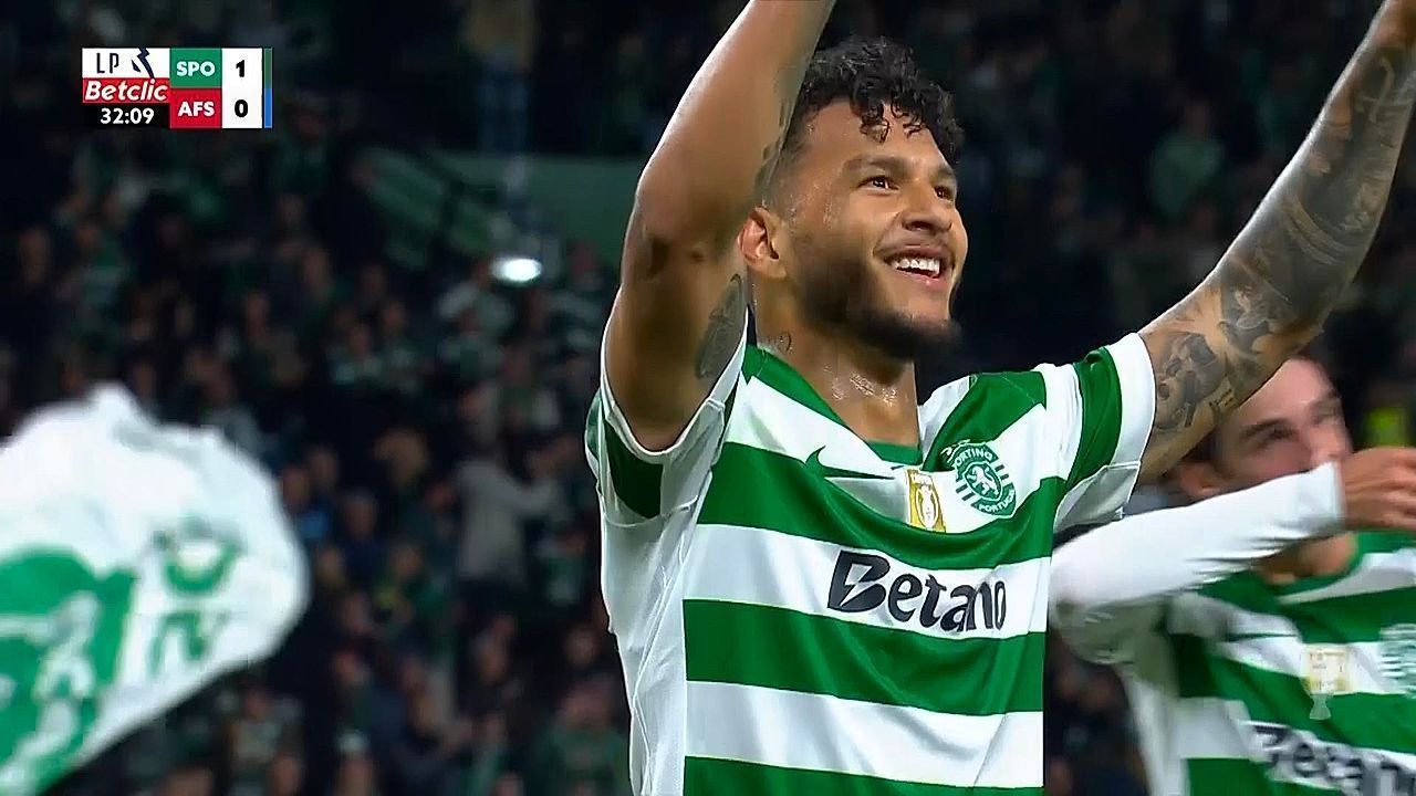 Sporting smash AFS 6-0 in the Primeira Liga