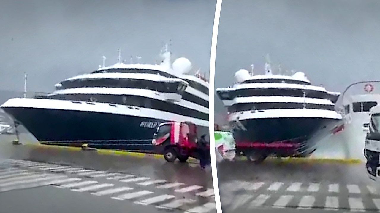 Heftige-Kollision-Sturm-l-sst-Schiffe-im-Hafen-zusammenkrachen