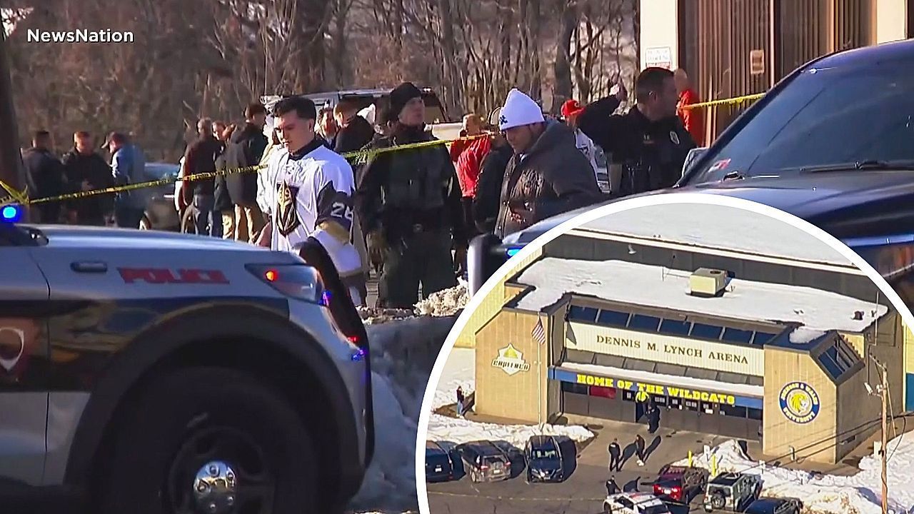 Video: Three dead including shooter at Rhode Island hockey game
