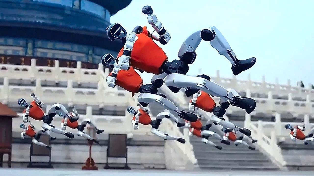 Video: Kung Fu master robots! Unitree surprises with its new advances at the Temple of Heaven in China