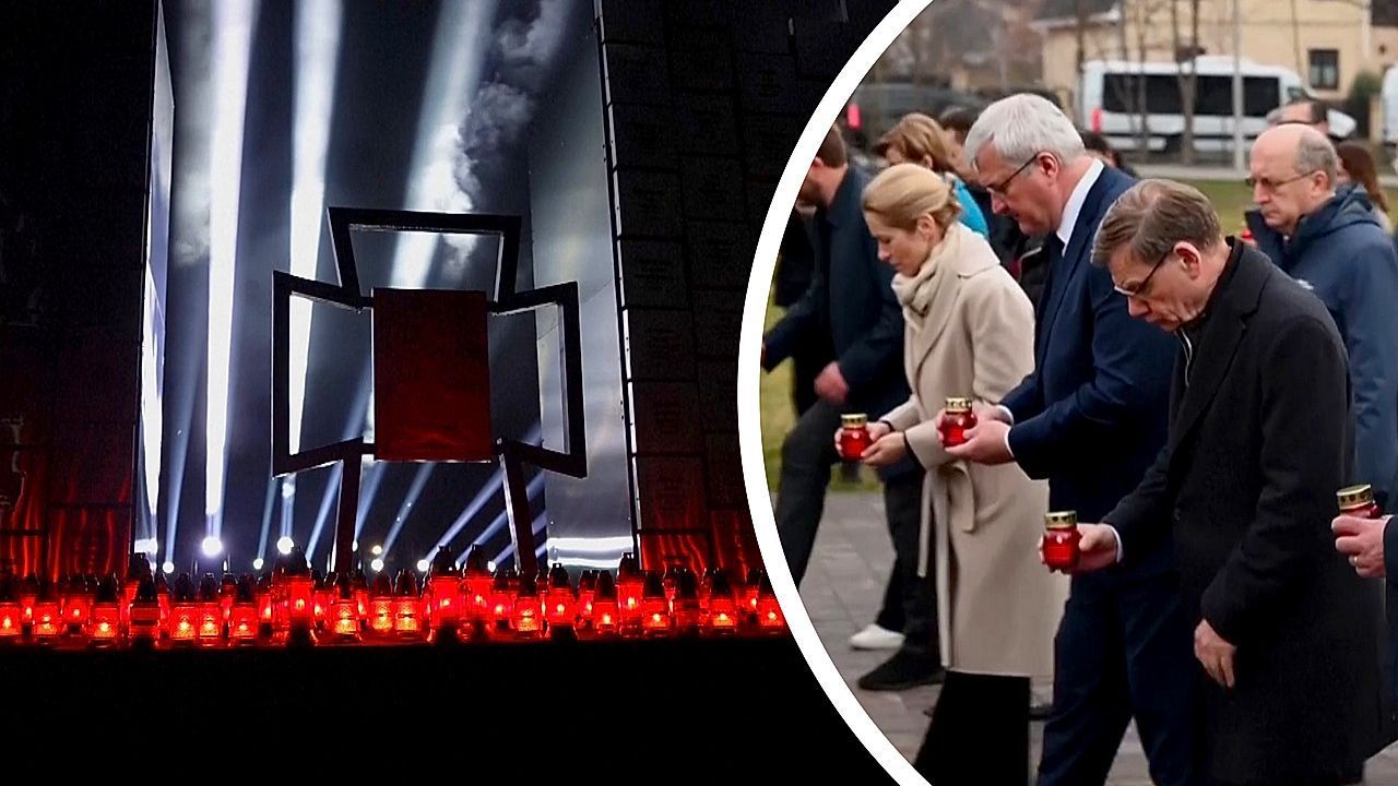 Video: Vier Jahre Befreiung von Butscha: Ukrainer und EU-Außenminister gedenken Opfern