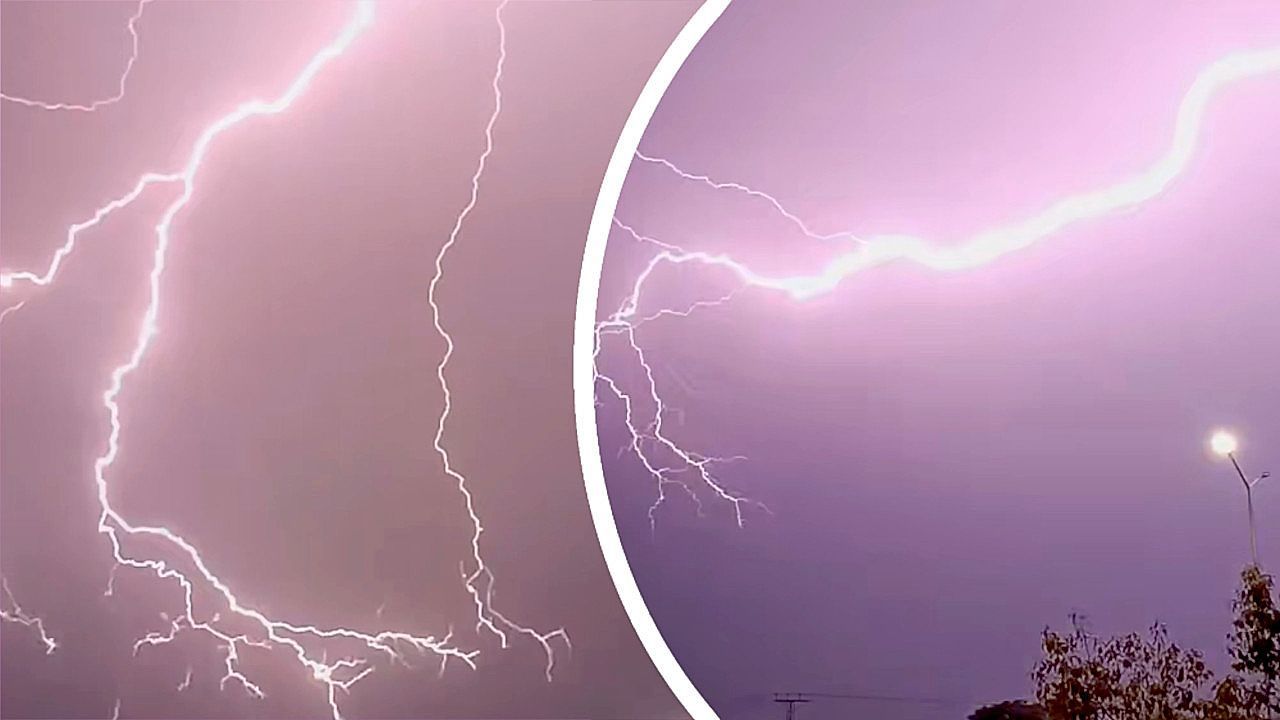 Video: Licht und Donner: Mächtiges Gewitter erhellt die Nacht über Islamabad