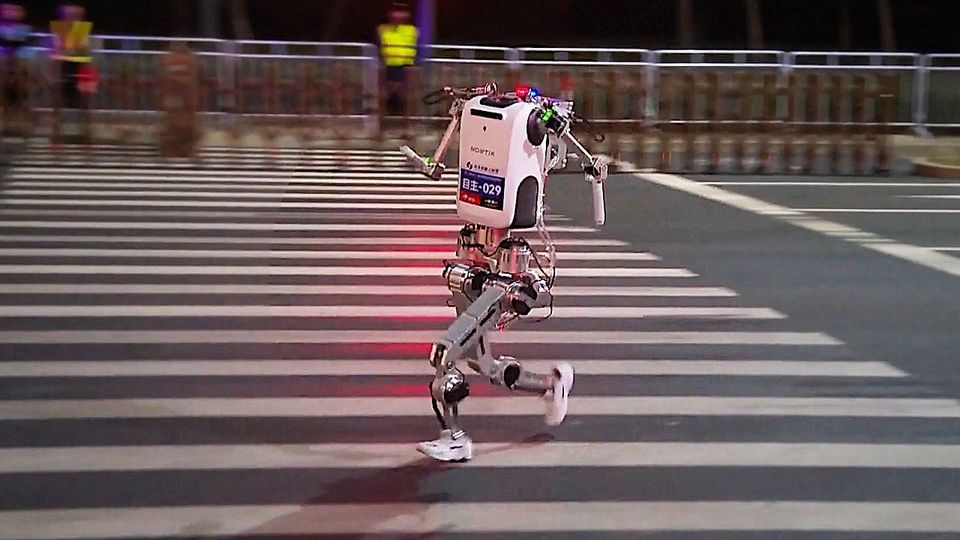Testlauf vor dem großen Rennen: Roboter bereiten sich auf Halbmarathon vor