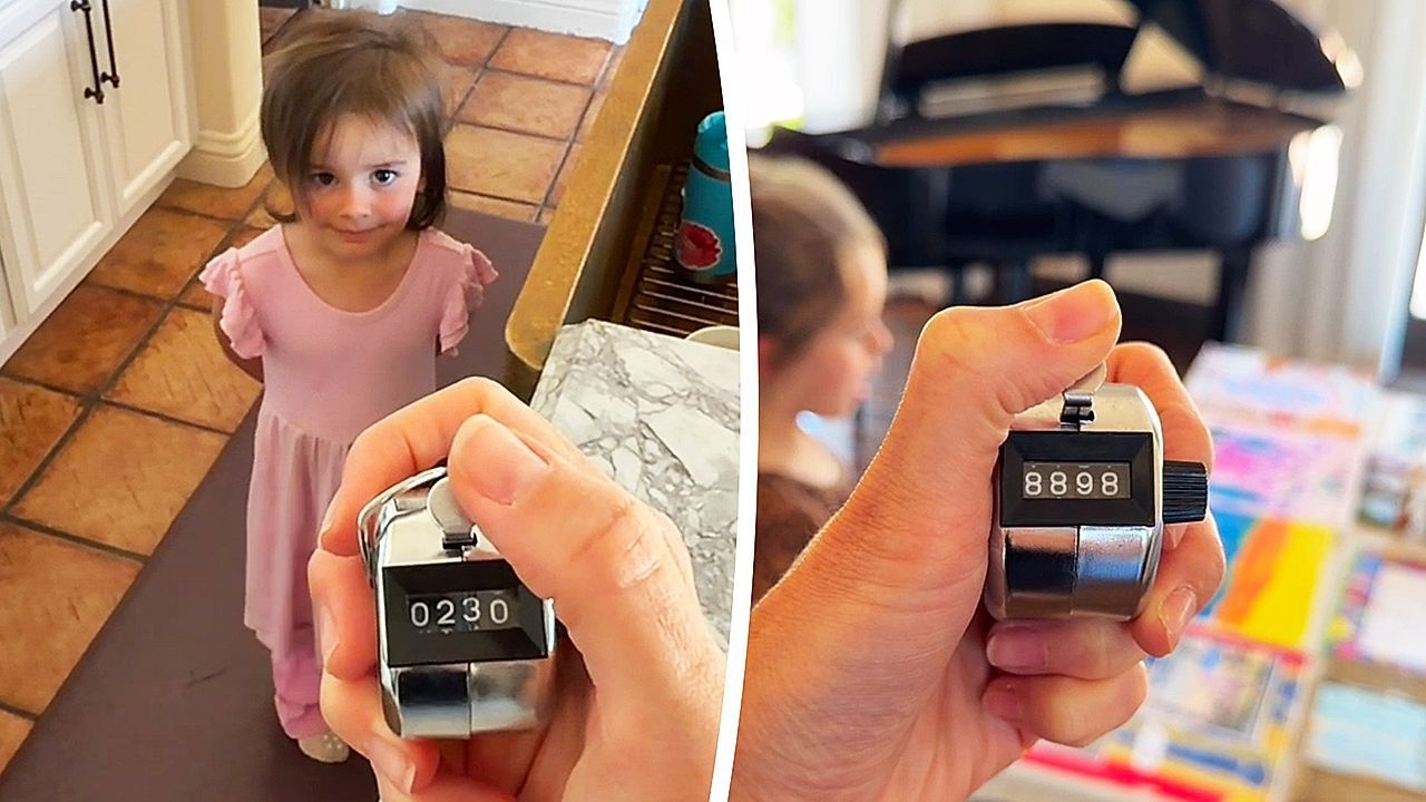Video: Tausende Mal „Mama": Mutter zählt jeden Ruf ihrer Kinder