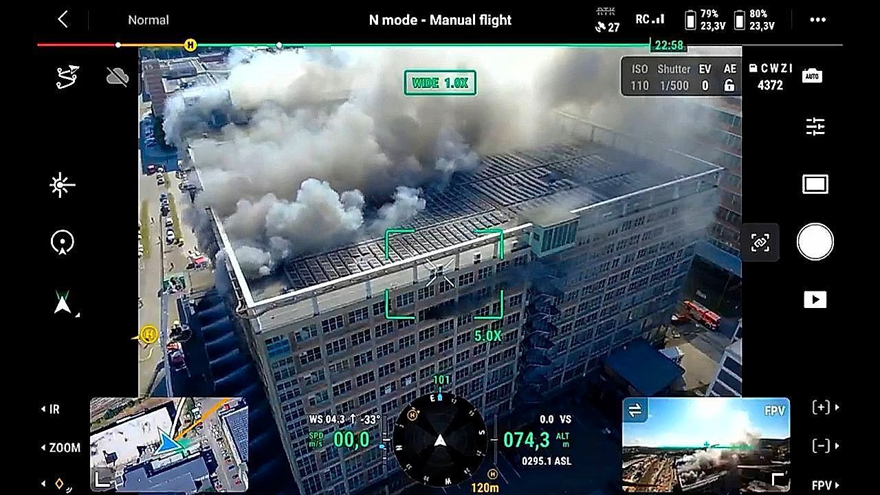 Video: Historic Czech shoe factory collapses in massive fire - 75,000 pairs of shoes destroyed
