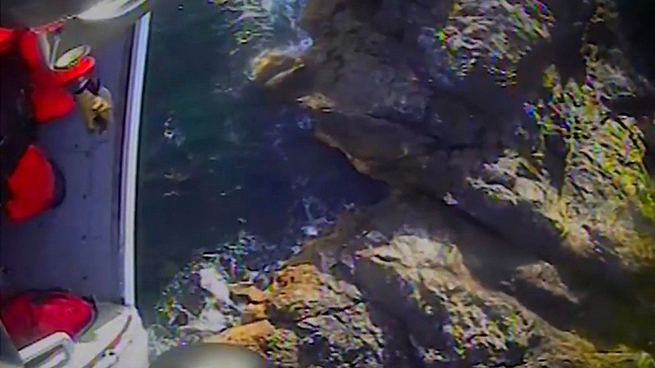 Video: Schiffbruch vor Alaska: Kapitän rettet sich schwimmend ans Ufer